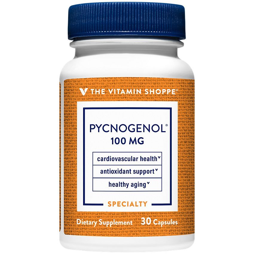 Viên uống chống oxy hóa đẹp da THE VITAMIN SHOPPE Pycnogenol 100 MG 30 viên