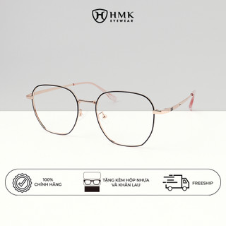 Gọng Kính Đa Giác Kim Loại HMK Eyewear Thời Trang Tinh Tế Thanh Lịch - KL72780