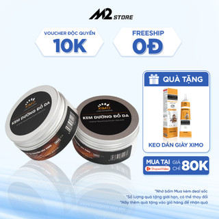 Kem dưỡng đồ da chuyên sâu XIMO, giúp tái tạo độ đàn hồi cho da giày, dưỡng áo da, túi ví, 80ml XI04