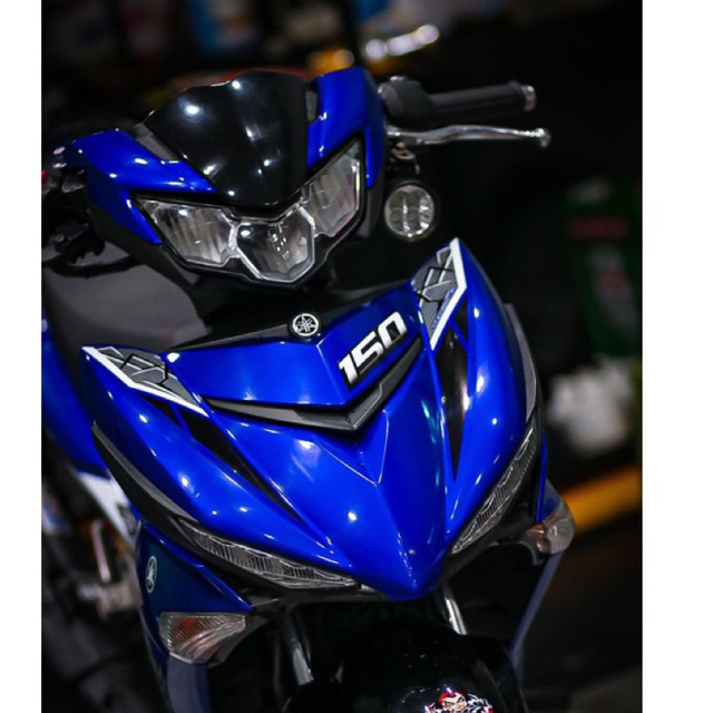 tem eễ150xanh gp, decal tem xe y15zr xanh gp