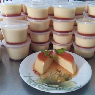 Set 50 hộp đựng bánh flan 75ml,100ml kèm nắp