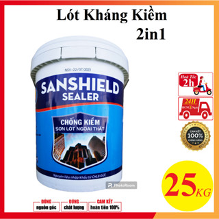 25kg Sơn lót chống kiềm nội & ngoại thất Cao Cấp 2IN1 - Chống Nứt - Chống Thấm - Chống Nấm Mốc