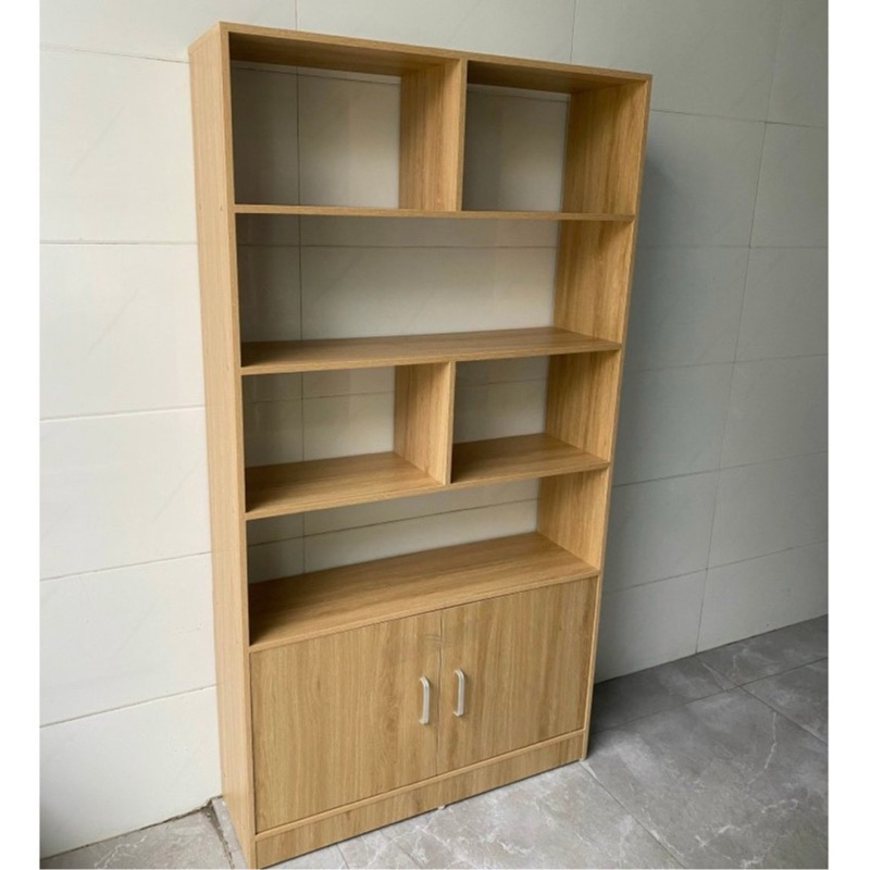 Kệ sách gỗ, tủ gỗ chữ U để đồ năng, giá sách để đồ nhiều tầng, trưng bày trang trí gỗ MDF có ngăn chống mối mọt A66 | BigBuy360 - bigbuy360.vn