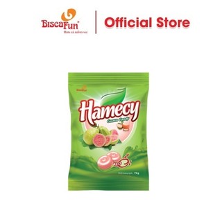Kẹo cứng hamecy biscafun vị ổi túi 70g