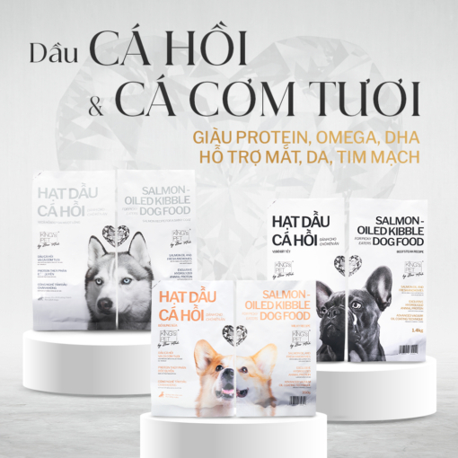 Thức Ăn Hạt Cho Chó King Pet Sử Dụng Protein Thủy Phân 1.4Kg