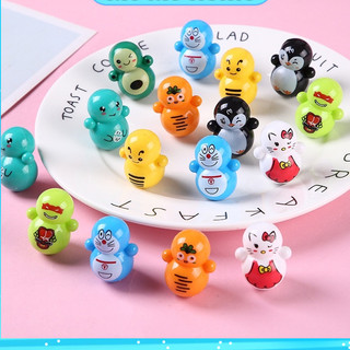Lật đật squid game mini, đồ chơi lật đật nhiều màu dễ thương cho bé cực xinh
