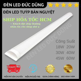    CHỈ HỎA TỐC  Đèn Bán Nguyệt 20W 45W 60W - Ánh Sáng Trắng Siêu Sáng  Đèn 60m 120cm Nguyên Bộ  