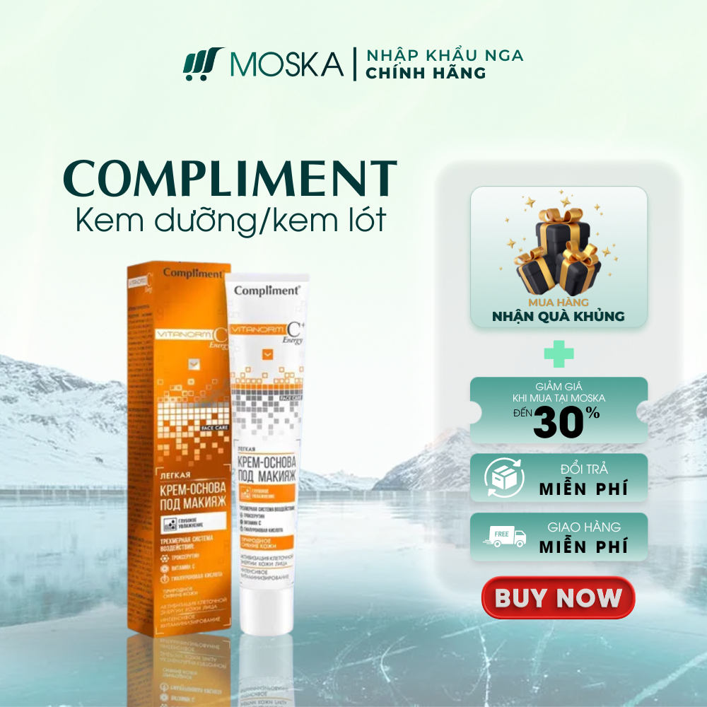 Kem Dưỡng Ẩm Sáng Da Trẻ Hoá Da Trắng Hồng Compliment Vitanorm Nga 50ML| Moska Shop