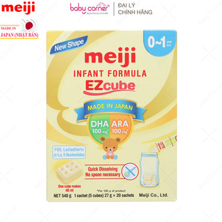 [HSD: 12/01/2026, Có Tách Lẻ] Sữa Thanh Meiji Infant Formula EZ Cube Dạng Thanh Hàng Nhập Khẩu Công Ty Số 0 Cho Bé