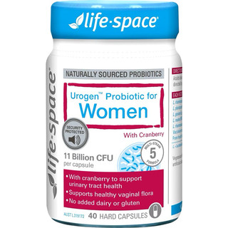 Men vi sinh phụ nữ life space urogen probiotic for women 40 viên - giúp cân bằng vùng kín và đường tiết niệu