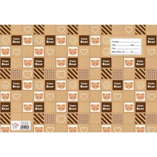 Mới - bao tập giấy kraft gia long - bao tập giấy xịn - giấy bao tập vintage