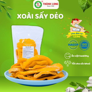 Mứt Xoài Sấy Dẻo Nguyên Mếng Thành Long - Đồ Ăn Vặt Thơm Ngon, Thượng Hạng Gói/Bịch 100g/200g/500g - Việt Nam