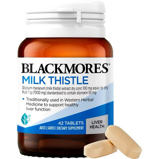 Viên uống bổ gan blackmores milk thistle úc 42 viên - hỗ trợ bảo vệ và thải độc gan
