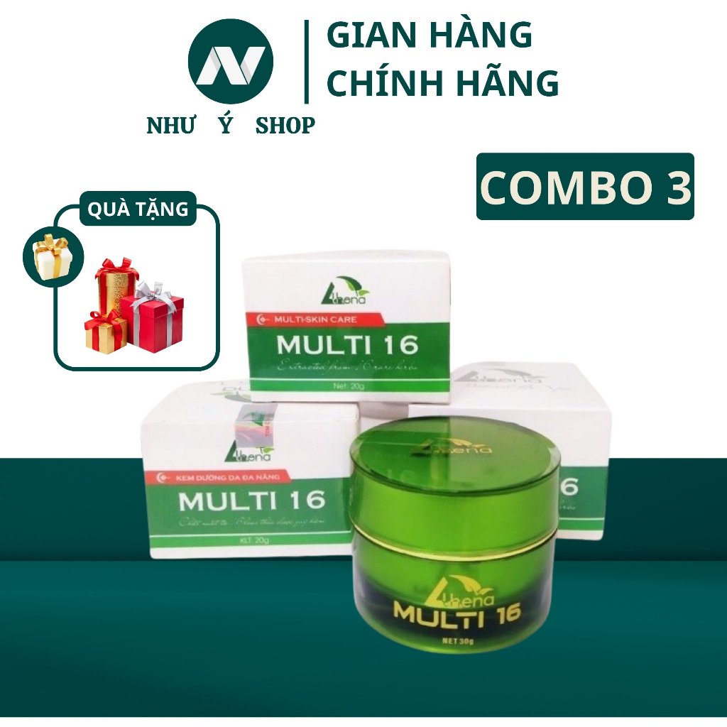 Combo 3 kem rạn Multi 16 Athena 30g