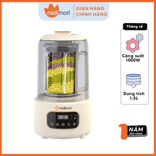 Máy làm sữa hạt đa năng hút chân không midimori mdmr-668