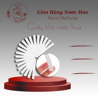 Giấy thử mùi nước hoa chính hãng Hana_Perfume loại tốt 3 Cái