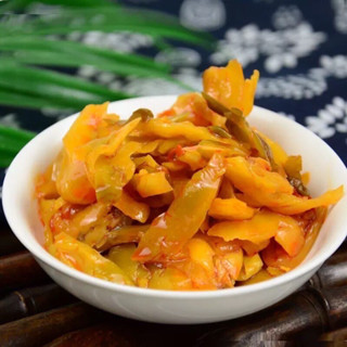 Kim Chi Mầm Đá Muối Chua Cay - 160gr Đặc Sản Tứ Xuyên