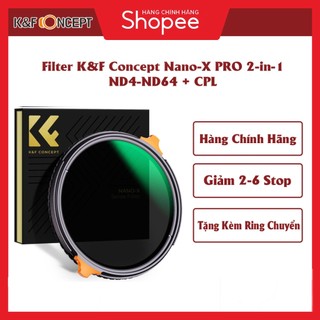 Filter k&f nd4-nd64 variable and cpl - filter 2 in 1