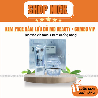 Kem face nám dưỡng trắng da lựu đỏ - combo melasma vip limited - md beauty