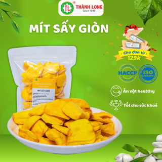 Mít Sấy Nguyên Cánh Thành Long Đồ Ăn Vặt Thơm Ngon Trái Cây Sấy Giòn Rụm 100g/200g