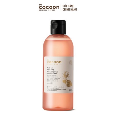 HÀNG TẶNG KHÔNG BÁN - Bigsize - Nước sen Hậu Giang (toner) Cocoon giúp phục hồi đa nhiệm cho da rất nhạy cảm 310ml