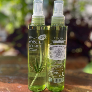  Xịt khoáng nha đam aloe vera Aspasia Moist Up Face Mist 150ml cấp ẩm làm dịu da tức thì 