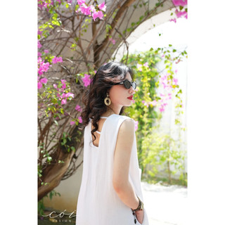 Đầm suông Maxi linen Cói Design