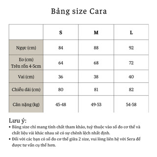 SERA - Váy Cổ Ren Đính Nơ Cara