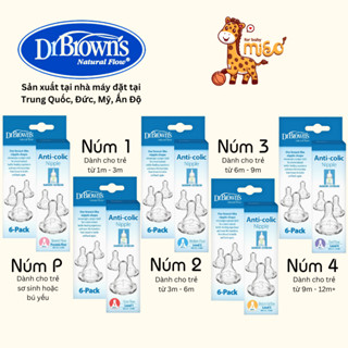 Núm Ti Dr Brown Cổ Hẹp Tách Lẻ - Sx tại Đức Mỹ China