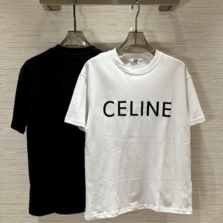 Áo phông T shirt Celine basic logo ngực LA on web