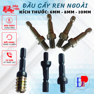 Đầu cấy ren ngoài, bulong cấy gỗ ren ngoài. Đầy đủ kích thước thông dụng 6mm - 8mm - 10mm 1/4inh, 5/16inh, 5/32 inh