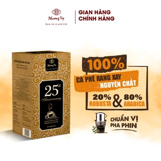 Cà Phê Nguyên Chất 25th Anniversary 500g phù hợp làm quà tặng, Phương Vy Coffee