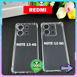 Ốp Redmi NOTE 13  Bảo Vệ Cam, Chống Sốc, Trong Suốt, Silicon