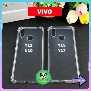 Ốp Vivo Y12 / Y15 / Y17 / U10 Bảo Vệ Cam, Chống Sốc, Trong Suốt, Silicon