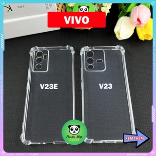 Ốp Vivo V23 / V23E Bảo Vệ Cam, Chống Sốc, Trong Suốt, Silicon