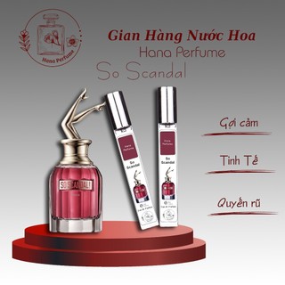 Nước Hoa Nữ So Scandal Chính Hãng Thơm lâu Quyến Rũ Ngọt Ngào Tươi Mới Chai 10ml - Hana_Perfume