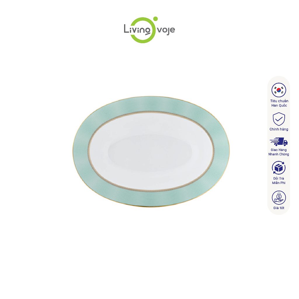 Bộ Chén Đĩa Sứ Cao Cấp Nhập Khẩu Hàn Quốc – The Royal 2 Living On