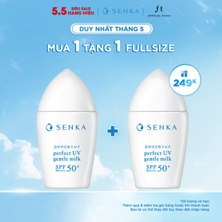  Sữa chống nắng cho da nhạy cảm Senka Perfect UV Gentle Milk A 40ml