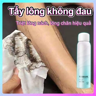 Kem tẩy lông Kem tẩy lông vùng kín Xịt tẩy lông Tẩy lông vùng kín Tẩy lông nách Tẩy lông chân Tẩy lông không đau 150ml