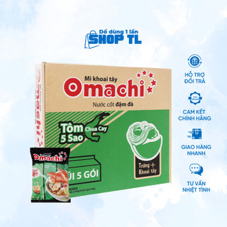 Thùng 30 gói mì khoai tây Omachi đủ hương vị