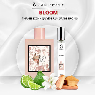 Nước Hoa Nữ Genius Perfume Chính Hãng Bloom - Thanh lịch, Quyến rũ, Sang trọng