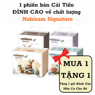 Tã Bỉm ĐÊM Nabizam Signature siêu khô thoáng ĐỦ SIZE L,XL,2XL,3XL