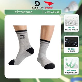 Tất thể thao HIWING êm chân thấm hút mồ hôi kháng khuẩn mã H88