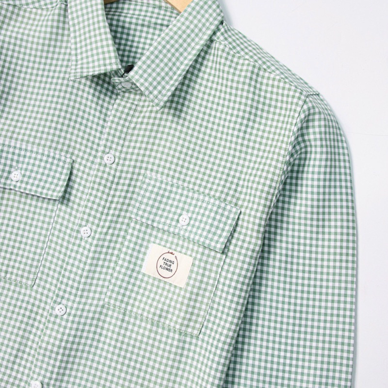 Áo Sơ Mi Nam Sọc caro phối túi SMTN