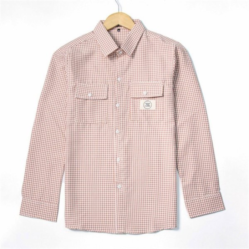 Áo Sơ Mi Nam Sọc caro phối túi SMTN