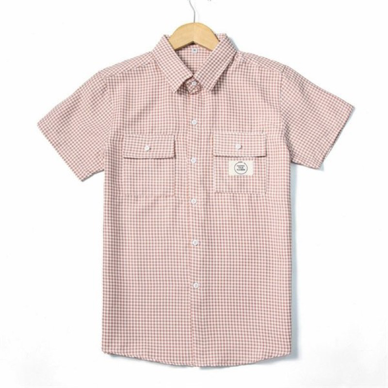 Áo Sơ Mi Nam Sọc caro phối túi SMTN