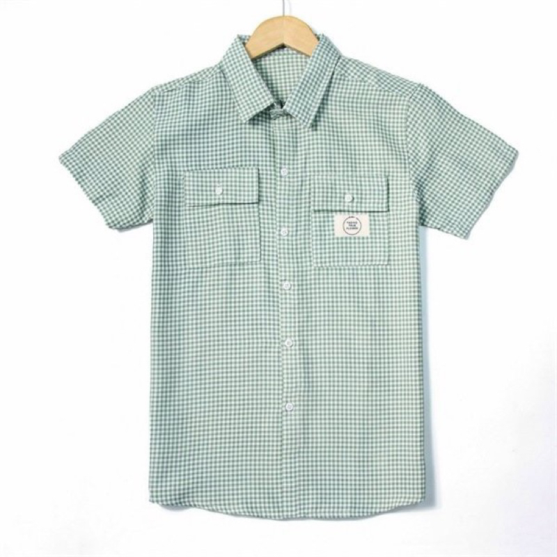 Áo Sơ Mi Nam Sọc caro phối túi SMTN