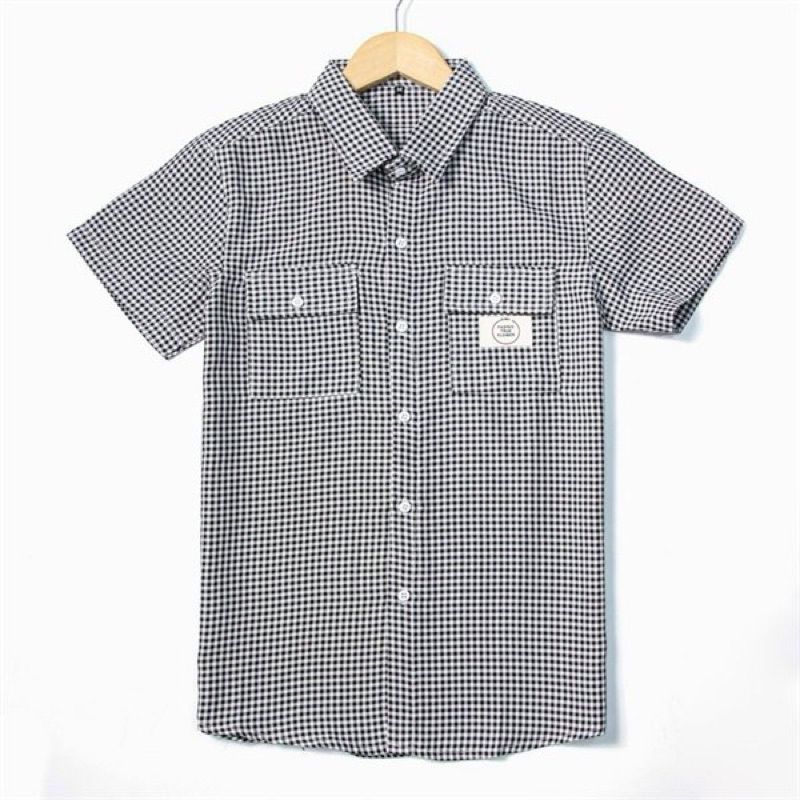 Áo Sơ Mi Nam Sọc caro phối túi SMTN