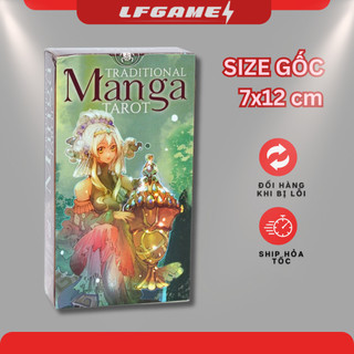 Bài tarot traditional manga fullsize 7x12 78 lá bài bói oracle