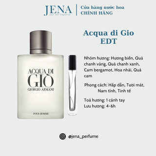 10ml mẫu thử/ chiết nước hoa acqua di gio edt chính hãng